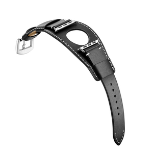 Cinturino Premium in Pelle Retrò per <span class=keywords><strong>Apple</strong></span> Watch, Largo e Resistente, Compatibile con Modelli 38/40/41mm e 42/44/45/49mm - Product Image 3
