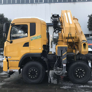 HAOY 35 Ton New Flying Jib Boom <span class=keywords><strong>Grua</strong></span> <span class=keywords><strong>Isuzu</strong></span> Truck Grúa de brazo plegable articulado 21m Rango de trabajo con nuevo núcleo de bomba de motor - Product Image 5