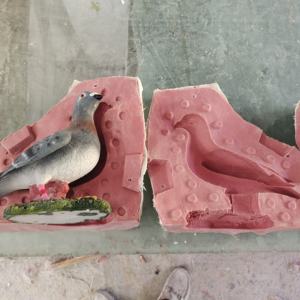 Moldes de Silicona de Alta Precisión para Estatuas de León y Tigre de Plástico y Fibra de Vidrio, Molde de Escultura de Goma para Concreto en Venta - Product Image 5