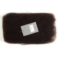 Extensions de cheveux humains Remy péruviens 100% de haute qualité, en vrac, pour tresses afro, dreadlocks, torsades, double trame machine, 50g, toutes couleurs