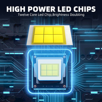 Nouvelles ampoules de phare LED 12V au design compact, Plug & Play, avec puces 3570, 6000K, pour voiture, avec ajustement universel et installation facile