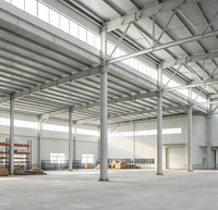 Entrepôt à structure métallique, bâtiment métallique préfabriqué, construction rapide, stockage industriel et entrepôt de supermarché