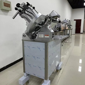 Machine à trancher la viande congelée commerciale, trancheuse automatique industrielle <span class=keywords><strong>pour</strong></span> viande en rouleau, <span class=keywords><strong>pour</strong></span> la transformation du bœuf, des saucisses, du fromage et du poisson - Product Image 5