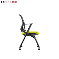 Chaise Pliable avec Table Écriture Attachée Visiteur Invité Maille Back Office Visitor Training Chair