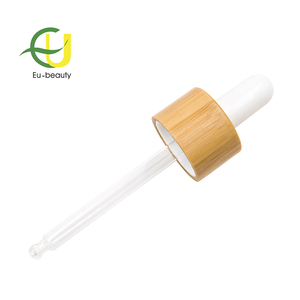 Bouteille en verre pour huile essentielle de qualité supérieure, 18 mm, 20 mm, 24 mm, avec <span class=keywords><strong>bouchon</strong></span> en bambou et compte-gouttes - Product Image 6