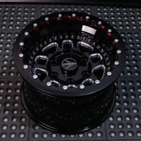 Jantes forgées Bogart Style 17x7 15x10 6x135 6x139.7 avec finition personnalisée Beadlock pour F150 Silverado Sierra Drag Truck
