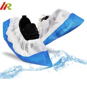 Plastic PP PE Coated Shoe Cover PPE Products Waterproof Disposable Shoe Cover