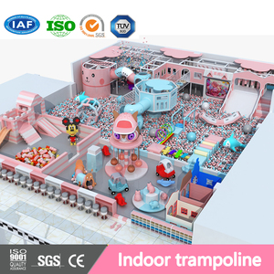 Aobeile - Aire de jeux intérieure pour enfants - Équipement de jeux en PVC souple - Trampoline familial - Toboggan <span class=keywords><strong>suspendu</strong></span> - Piscine à balles - <span class=keywords><strong>Parc</strong></span> d'attractions - Product Image 2