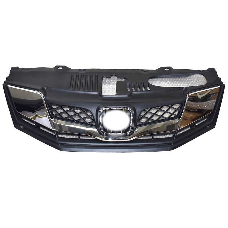 市販Honda CITY (2012-2016)用 ABS製フロントグリル ブラッククローム
