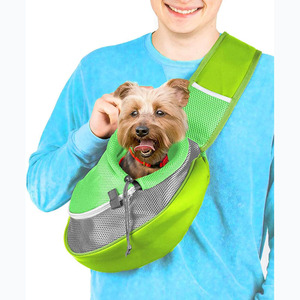 Free sample Outdoor Pet <b>Dog</b> Sling Carrier Bag Adjustable Pet Carrier Sling Bag <b>for</b> Small <b>Dog</b> Front Facing Pet Sling Carrier - Product Image 1