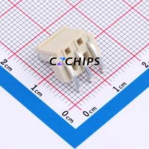 ZX-VH3.96-3PWZ-GW Wire-to-Board Pin Header Bent Lead Through Hole,P=3.96mm Connector 1x3P 3.96mm Right Angle Insert VH - Product Image 2
