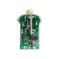 Lampe torche double lithium 6-8,4 V, 10 W LED, carte de circuit imprimé à 3 modes, accessoires de bricolage