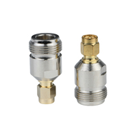 Conector BNC Hembra a SMA Macho, Adaptador Coaxial RF