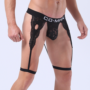 Lencería Sexy <span class=keywords><strong>Transparente</strong></span> de Encaje <span class=keywords><strong>para</strong></span> <span class=keywords><strong>Hombre</strong></span>, Tanga Erótica con Abertura en la Entrepierna, Ropa Interior Gay, Tanga <span class=keywords><strong>Transparente</strong></span> <span class=keywords><strong>para</strong></span> <span class=keywords><strong>Hombre</strong></span> - Product Image 2