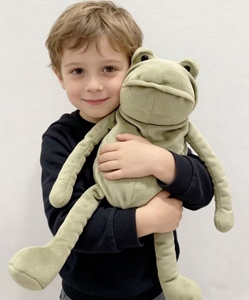 ตุ๊กตากบเศร้า ตุ๊กตากบสีเขียวร้องไห้ ขนาดพวงกุญแจและขนาดใหญ่สำหรับกอด พร้อมเม็ดถ่วงน้ำหนัก - Product Image 6