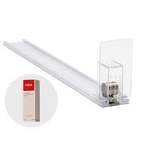 Organisateur en plastique transparent durable pour supermarché pour tabac rouge à lèvres Oreo biscuits masque facial poussoir porte-cigarettes étagère poussoir