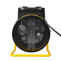 Chauffage à air forcé PTC industriel 3000W avec thermostat réglable et protection contre la surchauffe Portable pour la maison, le bureau, le lieu de travail