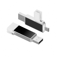Chiavetta USB OTG in Metallo 8GB 16GB per Telefoni Android, Pendrive 64GB 128GB 32GB Tipo C