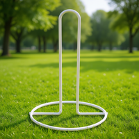 Barret - Marcador Gigante de 16.5 cm de Diámetro, Base de 30 cm, Blanco, Equipo de Entrenamiento de Agilidad
