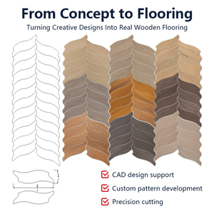 Parquet de Madera de Fresno Manchuriano Multicapa de 15 mm y 20 mm, Resistente al Fuego, Fácil Instalación, Certificado CE, Bisel Prensado, Grado AB, para Escaleras - Product Image 5