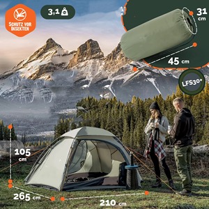 Tente de camping en gros, prix fabricant, marque privée, logo personnalisé, forte capacité de production pour la randonnée et le camping - Product Image 5