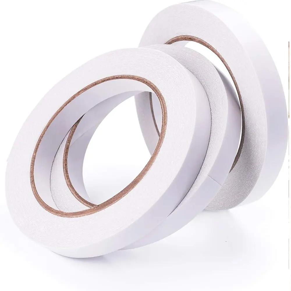 D/S hot melt glue High quality Double Sided Strong Adhesive Tape Heat-Resistant white release Paper Double Side tissue Tape