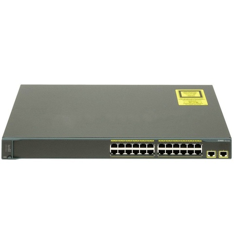 C2960 Series 24  x 10/100 Port Lan Base Managed Network Switch WS-C2960-24TT-L