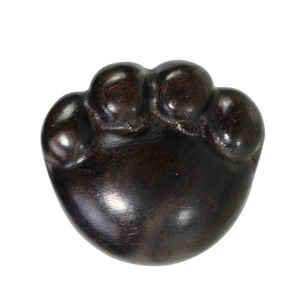 Ling Gusi Sandalwood Carved <b>Cat</b> Paw Pendant Keychain Wooden Decorative Ornament For Phone Bag Jewelry Accessory - Product Image 4
