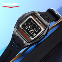 Jam Tangan Digital Pria Skmei 2750 Laris Manis, Tali Silikon, Tampilan Tanggal, Kronograf, Multifungsi, Olahraga