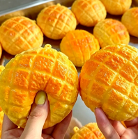 Balle anti-stress en forme de pain ananas croustillant, modulable, non rebondissante, en forme de nourriture, jouet sensoriel ASMR anti-stress pour adultes