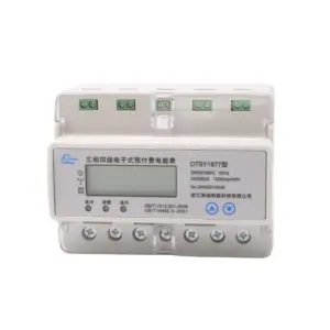 4G 4P 1.5(6) một cảm lẫn nhau với ăng-ten ba giai đoạn hướng dẫn đường sắt đa chức năng watthour Mét Công Nghiệp 380V dtsu1877