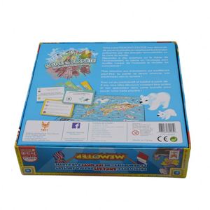 เกมภาษาเมโมเทปฉบับภาษาฝรั่งเศสภาษาอังกฤษ เกมกระดานเพื่อการศึกษาสำหรับครอบครัว ผู้เล่น 2-6 คน อายุ 7 ปีขึ้นไป - Product Image 2