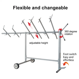 Có thể điều chỉnh tự động đa chức năng bodyshop công cụ phun sơn Bảng điều chỉnh Đứng Xoay Phụ tùng xe hơi sửa chữa sơn đứng - Product Image 2