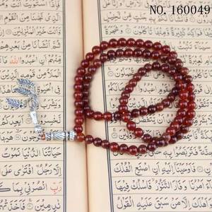 Nuevo diseño, 99 cuentas de ágata, tasbih musulmán, collar islámico, cuentas de oración, otros accesorios étnicos - Product Image 5