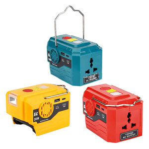 Cho Dewalt pin DC 18V để AC 110V 220V đầu ra máy phát điện biến tần với USB Charger Adapte điện không dây 200 Wát biến tần - Product Image 2