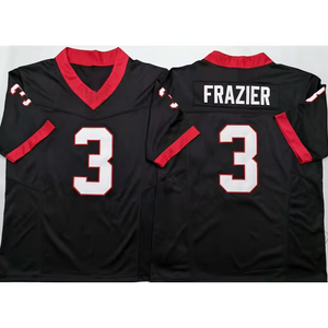 Georgia Heren 1 Zachariah Tak 3 Nate Frazier 14 Schutter Stockton Groothandel Ons Amerika Gestikte College Football Jersey Shirts - Product Image 2