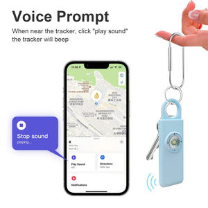 Allarme personale ricaricabile Anti smarrito per le <span class=keywords><strong>donne</strong></span> funziona con la mia APP per trovare i tuoi oggetti - Product Image 2