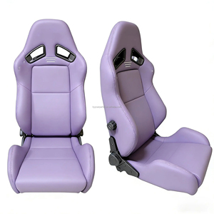 Asiento de Coche de Carreras Modificado MRK, PVC PU Negro para Honda Civic, Asientos Deportivos Recaro Rs7, Asiento <span class=keywords><strong>Toledo</strong></span> 2016 - Product Image 6