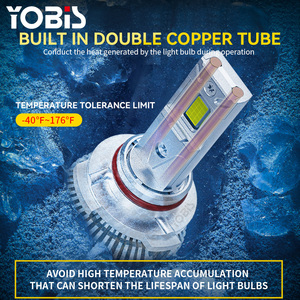 Yobis 170W 14000lm Xe Dẫn đèn 9005 9006 9012 12V tự động Sương Mù Ánh sáng Kit CANBUS phụ kiện H1 H11 faros H7 H4 dẫn Bóng đèn pha - Product Image 5