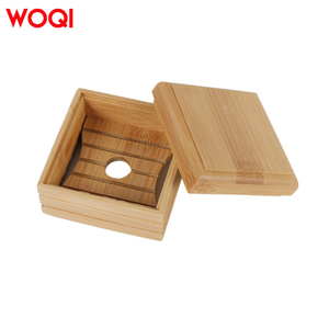 <span class=keywords><strong>Portasapone</strong></span> in bambù WOQI con Design a cascata inclinato per <span class=keywords><strong>doccia</strong></span>, <span class=keywords><strong>bagno</strong></span>, cucina, lavandini e piano di lavoro - Product Image 4