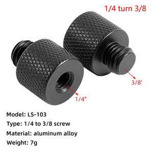Toptan 20mm alüminyum alaşım kamera tripodu parçaları 1/4 3/8 inç <span class=keywords><strong>DSLR</strong></span> montaj dönüşüm vida eylem aksesuarları - Product Image 5