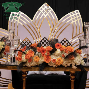 อุปกรณ์จัดงานแต่งงานฉากหลังอาหรับทำจากพีวีซีสีขาว - Product Image 6