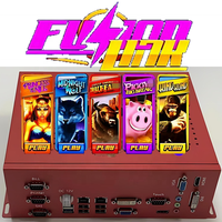 Placa PCB Fusion Link 5 en 1 con carcasa SAS, juego de habilidad Follow the Banana Nudge, precio de fábrica para máquinas recreativas de arcade