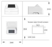 Boîtier de dispositif médical moulé par injection ABS sur mesure, boîtier d'instrument de test de bureau, fabricant OEM