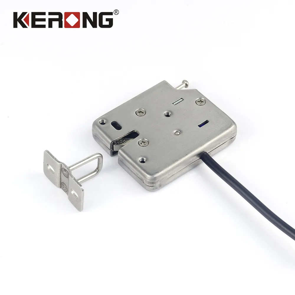 KERONG Smart Machine Lock Stainless Steel Keyless Hidden Electric Control Lock For Logistics Cabinet