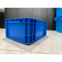Boîtes de rangement pliables robustes conformes aux normes européennes, pliables et empilables pour le stockage en entrepôt logistique et le manutention industrielle