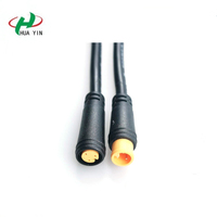 Connecteur de fil électrique étanche pour vélo électrique M7 3 broches, connecteur M7
