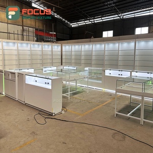 Vitrine à tabac de qualité supérieure avec porte coulissante en verre, tiroir verrouillable et plusieurs étagères pour l'affichage des cigarettes - Product Image 2