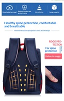 Sac à dos scolaire tendance pour écoliers, vente en gros d'usine, pour garçons et filles, avec logo amélioré, en polyester