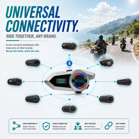 Intercom pour casque de moto Arrow avec réponse automatique